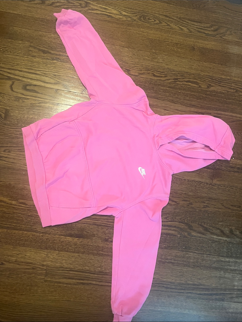Nike Hot Pink Hooded Fleece Sweatshirt